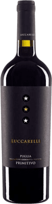 10,95 € 免费送货 | 红酒 Luccarelli I.G.T. Puglia 普利亚大区 意大利 Primitivo 瓶子 75 cl