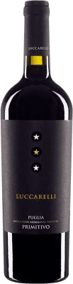 11,95 € Envío gratis | Vino Tinto Luccarelli I.G.T. Puglia Puglia Italia Primitivo 75 cl