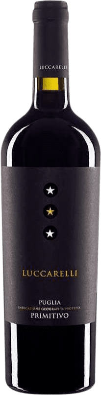 11,95 € Envío gratis | Vino Tinto Luccarelli I.G.T. Puglia Puglia Italia Primitivo 75 cl