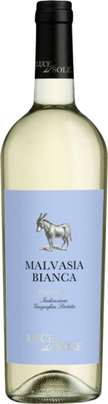 11,95 € 免费送货 | 白酒 Luce del Sole I.G.T. Puglia 普利亚大区 意大利 White Malvasia 瓶子 75 cl