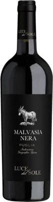 11,95 € 免费送货 | 红酒 Luce del Sole I.G.T. Puglia 普利亚大区 意大利 Malvasia Black 瓶子 75 cl