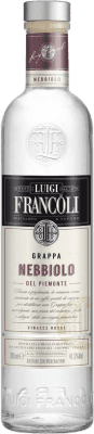 29,95 € Envio grátis | Aguardente Grappa Luigi Francoli Itália Nebbiolo Garrafa 70 cl