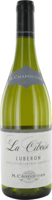 13,95 € Free Shipping | White wine Michel Chapoutier La Ciboise Blanc A.O.C. Côtes du Luberon France Grenache White, Nebbiolo, Roussanne, Ugni Blanco Bottle 75 cl