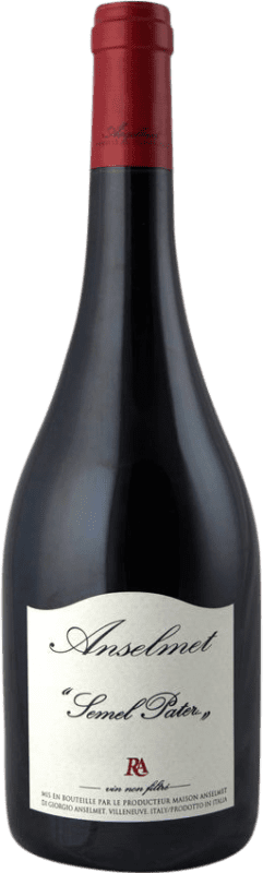 73,95 € Free Shipping | Red wine Anselmet Semel Pater Reserve D.O.C. Valle d'Aosta Italy Pinot Black Bottle 75 cl