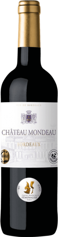 9,95 € Envío gratis | Vino Blanco Maison Le Star Château Mondeau A.O.C. Bordeaux Burdeos Francia Merlot, Cabernet Sauvignon, Cabernet Franc, Malbec 75 cl Sin Alcohol