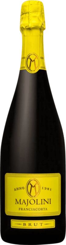 39,95 € 免费送货 | 白起泡酒 Majolini Brut — 起泡酒 干型 D.O.C.G. Franciacorta 伦巴第 意大利 Nebbiolo — 内比奥罗, Chardonnay — 莎当妮 瓶装 75 cl
