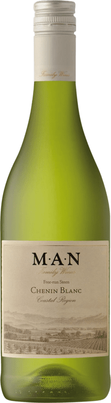 10,95 € Spedizione Gratuita | Vino Bianco MAN Free Run Steen Coastal Region Sud Africa Chenin 75 cl