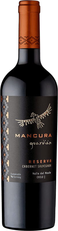 8,95 € 免费送货 | 红酒 Mancura Guardián 预订 I.G. Valle del Maule 莫勒谷 智利 Cabernet Sauvignon, Malbec 瓶子 75 cl