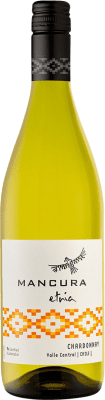 6,95 € 免费送货 | 白酒 Mancura Etnia I.G. Valle del Maule 莫勒谷 智利 Chardonnay 瓶子 75 cl