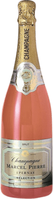 53,95 € 送料無料 | ロゼスパークリングワイン Marcel Pierre Rosé Brut A.O.C. Champagne シャンパン フランス Pinot Black, Nebbiolo, Chardonnay ボトル 75 cl