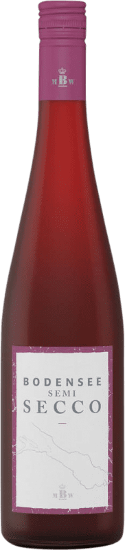 9,95 € Free Shipping | Red Wine Markgraf von Baden Halbtrocken — Medium Dry I.G. Baden Baden Germany Bottle 75 cl Alcohol-Free