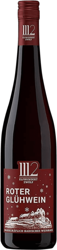 6,95 € Envio grátis | Vinho Quente Markgräflich Badisches Elfhundertzwölf 1112 Roter I.G. Baden Baden Alemanha Garrafa 75 cl