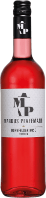 9,95 € 免费送货 | 玫瑰酒 Markus Pfaffmann Rosé 干 Q.b.A. Pfälz 普法尔茨 德国 Dornfelder 瓶子 75 cl