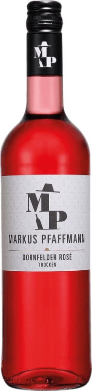 9,95 € 免费送货 | 玫瑰酒 Markus Pfaffmann Rosé 干 Q.b.A. Pfälz 普法尔茨 德国 Dornfelder 瓶子 75 cl