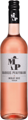 9,95 € 免费送货 | 玫瑰酒 Markus Pfaffmann MP Rosé 干 Q.b.A. Pfälz 普法尔茨 德国 Merlot 瓶子 75 cl