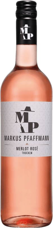 9,95 € 免费送货 | 玫瑰酒 Markus Pfaffmann MP Rosé 干 Q.b.A. Pfälz 普法尔茨 德国 Merlot 瓶子 75 cl