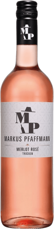 10,95 € 免费送货 | 桃红葡萄酒 Markus Pfaffmann MP Trocken — 干型 Rosé — 桃红葡萄酒 Q.b.A. Pfälz 普法尔茨 德国 Merlot — 梅洛 75 cl