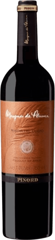 14,95 € Free Shipping | Red wine Marqués de Pluma Aged D.O. Ribera del Duero Castilla y León Spain Tempranillo Bottle 75 cl