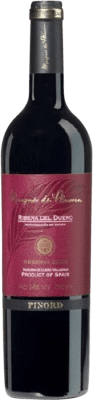 19,95 € Spedizione Gratuita | Vino Rosso Marqués de Pluma Riserva D.O. Ribera del Duero Castilla y León Spagna Tempranillo 75 cl