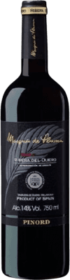 13,95 € Envoi gratuit | Vin rouge Marqués de Pluma Chêne D.O. Ribera del Duero Castille et Leon Espagne Tempranillo Bouteille 75 cl