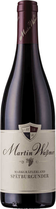 10,95 € Бесплатная доставка | Красное вино Martin Waßmer Markgräflerland сухой I.G. Baden Baden Германия Pinot Black бутылка 75 cl