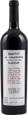 18,95 € Spedizione Gratuita | Vino rosso Masca del Tacco Antico Ceppo Riserva D.O.C. Primitivo di Manduria Puglia Italia Primitivo Bottiglia 75 cl