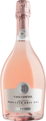 21,95 € Envio grátis | Espumante rosé Masi Casa Canevel Rosé Brut D.O.C. Prosecco Venecia Itália Nebbiolo, Glera Garrafa 75 cl