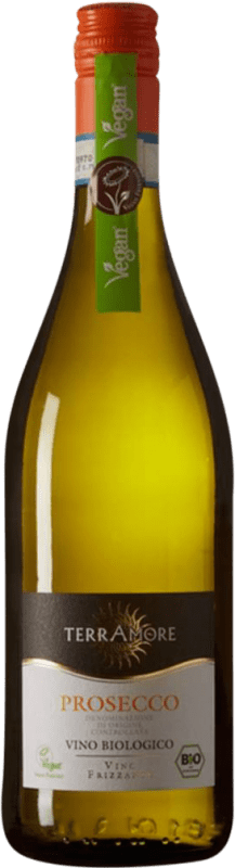 9,95 € Free Shipping | White sparkling Massucco TerrAmore Frizzante D.O.C. Prosecco Venecia Italy Glera Bottle 75 cl