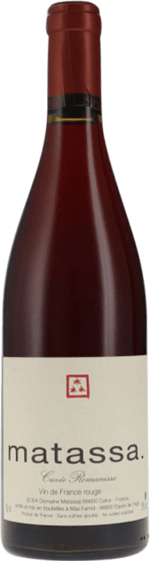 44,95 € Бесплатная доставка | Красное вино Domaine Matassa Cuvée Romanissa A.O.C. Côtes du Roussillon Руссильон Франция Grenache бутылка 75 cl
