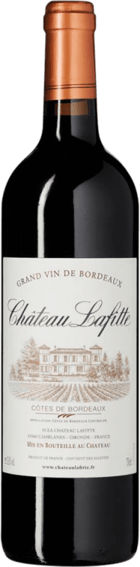 19,95 € 免费送货 | 红葡萄酒 Château Lafitte A.O.C. Côtes de Bordeaux 波尔多 法国 Merlot — 梅洛, Cabernet Sauvignon — 赤霞珠, Cabernet Franc — 品丽珠 75 cl
