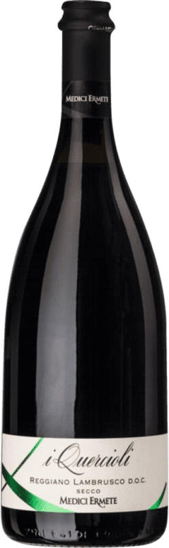10,95 € Envio grátis | Vinho Tinto Medici Ermete I Quercioli D.O.C. Reggiano Itália Lambrusco 75 cl