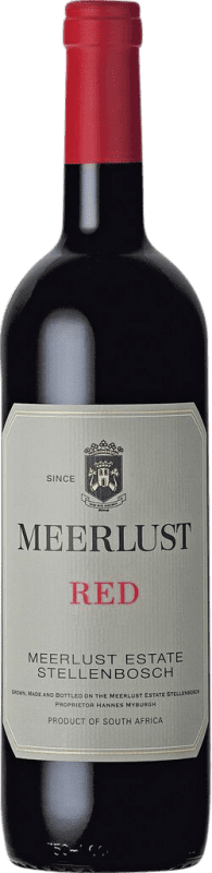 17,95 € Бесплатная доставка | Красное вино Meerlust I.G. Stellenbosch Стелленбош Южная Африка Merlot — Мерло, Cabernet Sauvignon — Каберне Совиньон Бутылка 75 cl