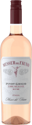 5,95 € 免费送货 | 白酒 Messer del Fauno Blush I.G.T. Terre Siciliane 西西里岛 意大利 Pinot Grey 瓶子 75 cl