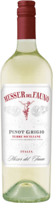 9,95 € 免费送货 | 白酒 Messer del Fauno I.G.T. Terre Siciliane 西西里岛 意大利 Pinot Grey 瓶子 75 cl