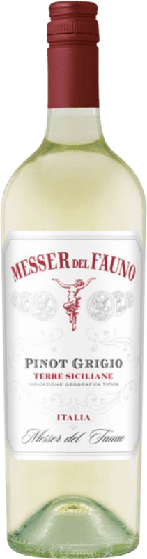 10,95 € Бесплатная доставка | Белое вино Messer del Fauno I.G.T. Terre Siciliane Сицилия Италия Pinot Gris — Пино Гри бутылка 75 cl