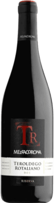 12,95 € Envoi gratuit | Vin rouge Mezzacorona Réserve D.O.C. Teroldego Rotaliano Italie Teroldego Bouteille 75 cl