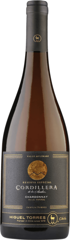 19,95 € Envío gratis | Vino blanco Miguel Torres Cordillera D.O. Valle de Limarí Valle del Limarí Chile Chardonnay Botella 75 cl
