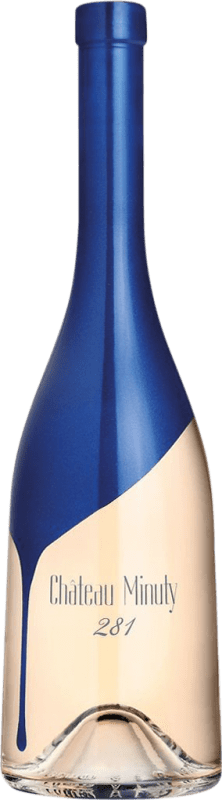 219,95 € Spedizione Gratuita | Vino Rosato Château Minuty 281 A.O.C. Côtes de Provence Provenza Francia Syrah, Garnacha — Grenache, Cinsault Bottiglia Magnum 1,5 L