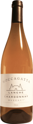 43,95 € Spedizione Gratuita | Vino bianco Moccagatta Buschet D.O.C. Langhe Piemonte Italia Chardonnay Bottiglia 75 cl