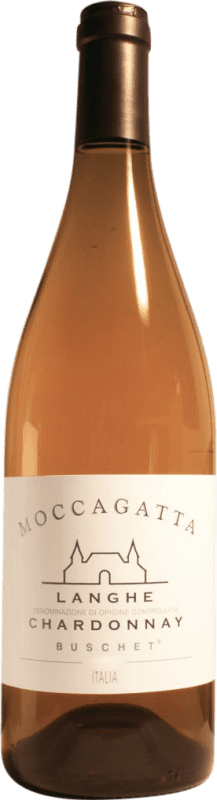49,95 € Envío gratis | Vino Blanco Moccagatta Buschet D.O.C. Langhe Piemonte Italia Chardonnay 75 cl