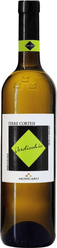 9,95 € Free Shipping | White wine Moncaro Terre Cortesi Classico D.O.C. Verdicchio dei Castelli di Jesi Marcas Italy Verdicchio Bottle 75 cl