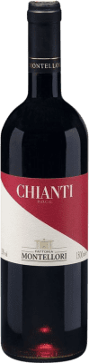 9,95 € Free Shipping | Red wine Montellori D.O.C.G. Chianti Italy Sangiovese Bottle 1 L