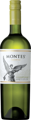 14,95 € Envío gratis | Vino Blanco Montes Reserva I.G. Valle Central Valle Central Chile Sauvignon 75 cl