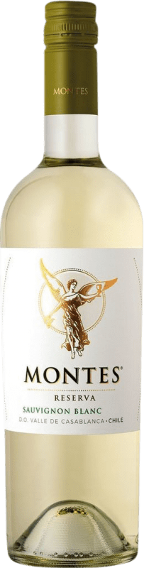 13,95 € Free Shipping | White Wine Montes Reserve — Aged I.G. Valle Central Central Valley Chile Sauvignon Bottle 75 cl