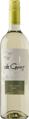 8,95 € 免费送货 | 白酒 MontGras San José De Gras I.G. Valle Central 中央谷地 智利 Sauvignon White 瓶子 75 cl