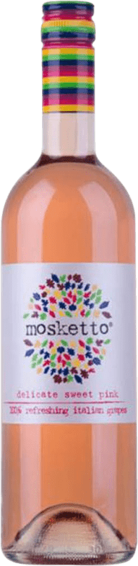 8,95 € Kostenloser Versand | Rosé-Wein Mosketto Rosato Italien Muskat, Brachetto Flasche 75 cl