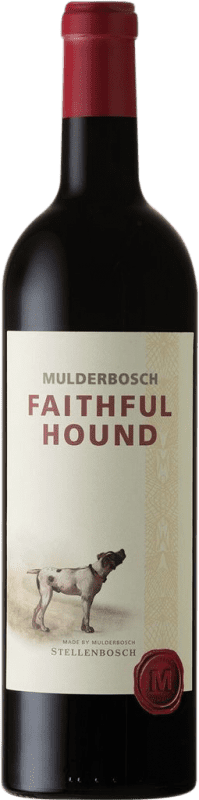 13,95 € 免费送货 | 红酒 Mulderbosch Faithful Hound I.G. Stellenbosch 斯泰伦博斯 南非 Merlot, Cabernet Sauvignon, Cabernet Franc, Malbec, Petit Verdot 瓶子 75 cl