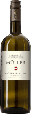 9,95 € Бесплатная доставка | Белое вино Müller D.A.C. Kremstal Niederösterreich Австрия Grüner Veltliner бутылка 1 L