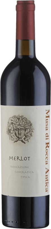 17,95 € Free Shipping | Red Wine Musa di Rocca Antica I.G.T. Terre di Chieti Abruzzo Italy Merlot 75 cl