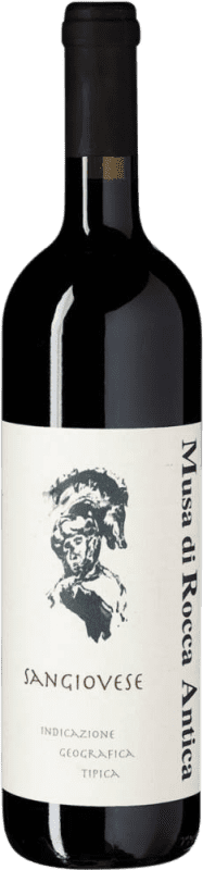 8,95 € 免费送货 | 红酒 Musa di Rocca Antica I.G.T. Terre di Chieti 阿布鲁佐 意大利 Sangiovese 瓶子 75 cl